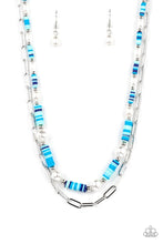 Load image into Gallery viewer, Tidal Trendsetter Blue Necklace