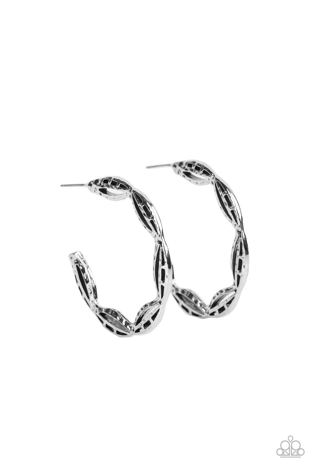 Eco Express Silver Earrings