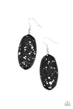 Load image into Gallery viewer, Stone Sculptures Black Earrings
