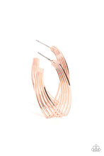 Load image into Gallery viewer, Industrial Illusion Rose Gold Earrings