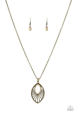 Court Couture Brass Necklace