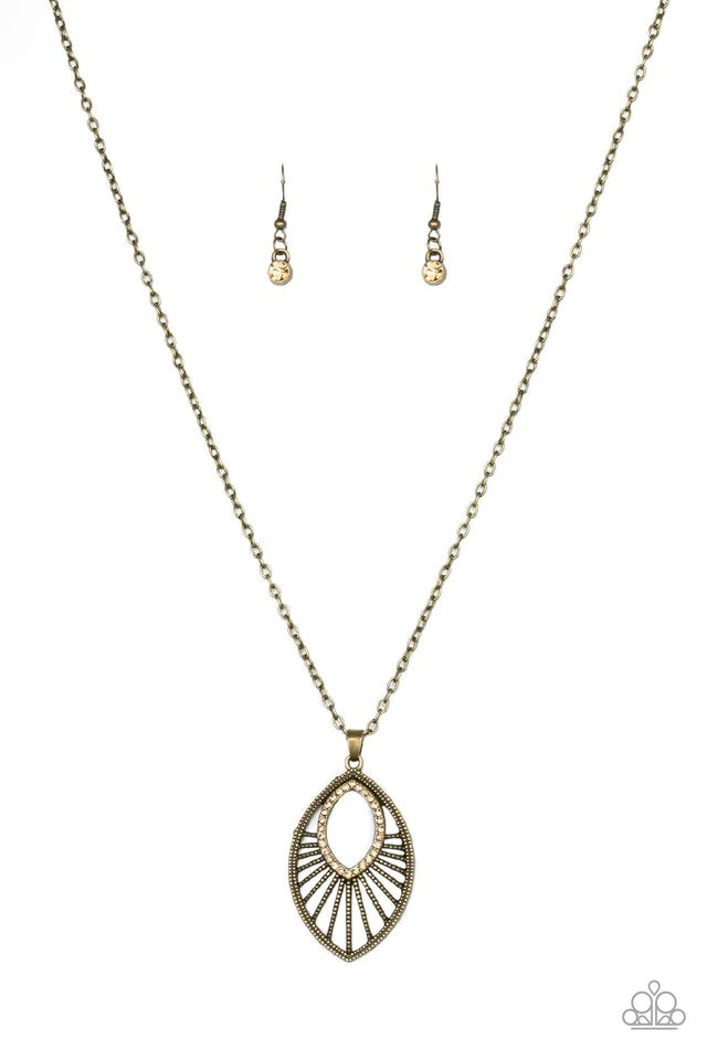 Court Couture Brass Necklace