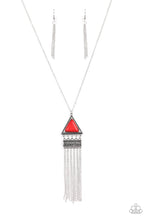 Load image into Gallery viewer, Painted Plateaus Red Necklace
