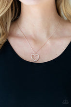 Load image into Gallery viewer, Glow By Heart Rose Gold Necklace