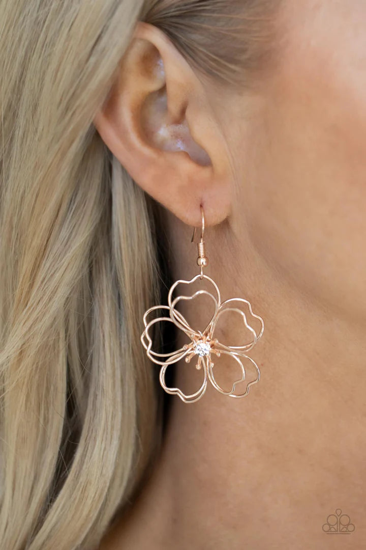 Petal Power Gold Earrings