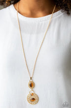 Load image into Gallery viewer, Hook Vine and Sinker Brown Necklace