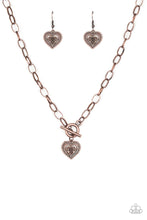 Load image into Gallery viewer, Say No Amour Copper Necklace