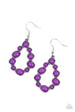 Load image into Gallery viewer, Pop-ular Party Purple Earrings