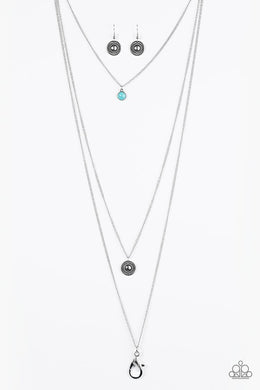 Mayan Dawn Blue Lanyard