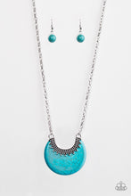 Load image into Gallery viewer, Mesa Moon Blue Necklace