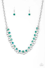 Load image into Gallery viewer, Block Party Princess Green Necklace