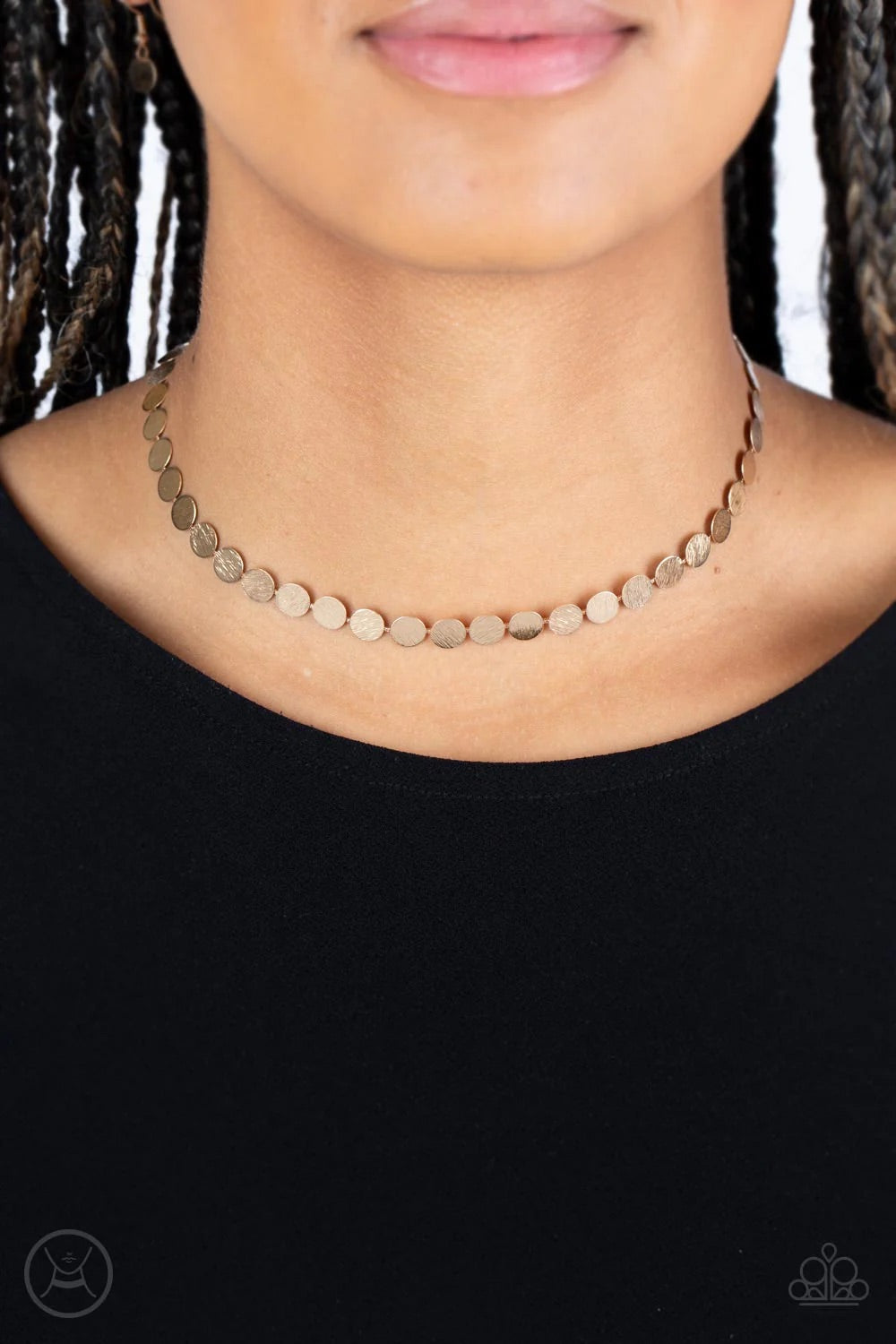 Flash Mob Flicker Gold Choker