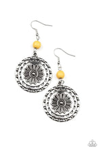 Load image into Gallery viewer, Flowering Frontiers Yellow Earring