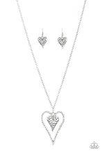 Load image into Gallery viewer, Hardened Hearts Silver Necklace