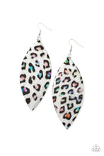 Load image into Gallery viewer, Once a Cheetah, Always a Cheetah Multi Leather Earrings