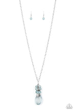 Load image into Gallery viewer, Crystal Cascade Blue Necklace