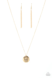 Let Your Light So Shine Gold Necklace
