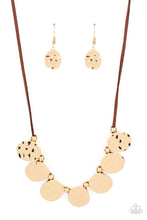 Load image into Gallery viewer, Turn Me Loose Brown Necklace