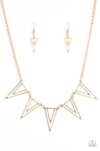 Load image into Gallery viewer, Bite the Big One Gold Necklace