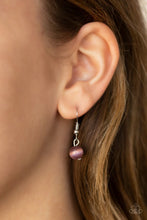 Load image into Gallery viewer, Rose Colored Glasses Purple Necklace