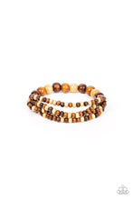 Load image into Gallery viewer, Oceania Oasis Brown Wood Bracelet