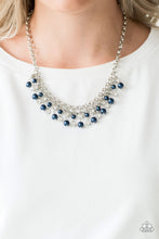 Load image into Gallery viewer, You May Kiss the Bride Blue Necklace