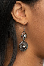 Load image into Gallery viewer, Keep It Wheel White Earrings