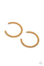Load image into Gallery viewer, Should Have Could Have Wood Have Brown Wood Earrings