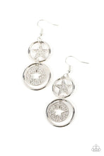 Load image into Gallery viewer, Liberty and Sparkle for All White Earrings