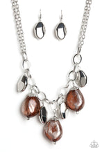 Load image into Gallery viewer, Looking Glass Glamorous Brown Necklace