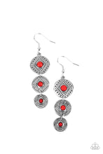 Load image into Gallery viewer, Totem Temptress Red Earrings