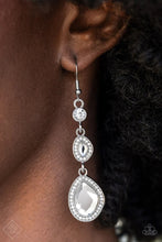Load image into Gallery viewer, Dripping in Self Confidence White Earrings