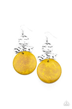 Load image into Gallery viewer, Diva of My Domain Yellow Wood Earrings
