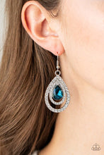 Load image into Gallery viewer, So the Story Glows Blue Earrings