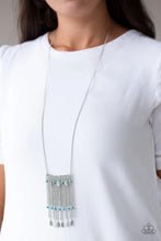 Load image into Gallery viewer, On the Fly Blue Necklace