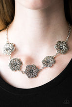 Load image into Gallery viewer, Floral Fluorescence Silver Necklace