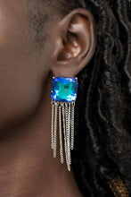 Load image into Gallery viewer, Supernova Novelty Blue Earrings
