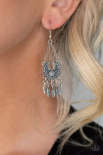 Load image into Gallery viewer, Fabulously Feathered Silver Earrings