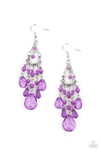 Load image into Gallery viewer, Paid Vacation Purple Earrings