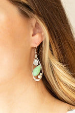 Load image into Gallery viewer, Harmonious Harbors Green Earrings