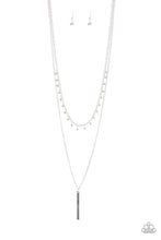 Load image into Gallery viewer, Keep Your Eye On the Pendulum Silver Necklace