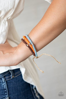 Beach Boundaries Orange/ Multi Urban Bracelet