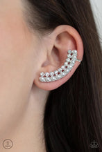 Load image into Gallery viewer, Double Down on Dazzle White Ear Crawlers