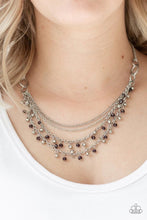 Load image into Gallery viewer, Financially Fabulous Purple Necklace