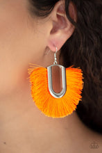 Load image into Gallery viewer, Tassel Tropicana Orange Tassel Earrings