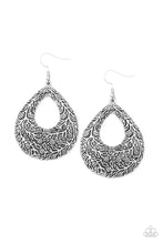 Load image into Gallery viewer, Flirtatiously Flourishing Silver Earrings