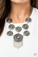 Load image into Gallery viewer, Modern Medalist Silver Necklace