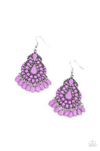 Load image into Gallery viewer, Persian Posh Purple Earrings