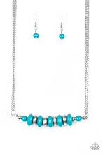 Load image into Gallery viewer, On Mountain Time Blue Necklace