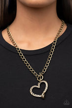 Load image into Gallery viewer, Reimagined Romance Brass Necklace